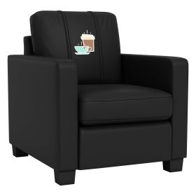 Dyno Stationary Club Chair with Coffee Logo Panel