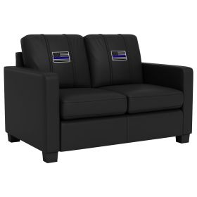 Dyno Stationary Loveseat with Blue Line Flag Logo Panel