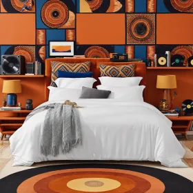 Aesthetic White And Pink Oversized Solid Color Duvet Cover Set. This Charming Bedding Appeals To All Students, Creating A Warm Atmosphere For Any (Option: defaulttitle)